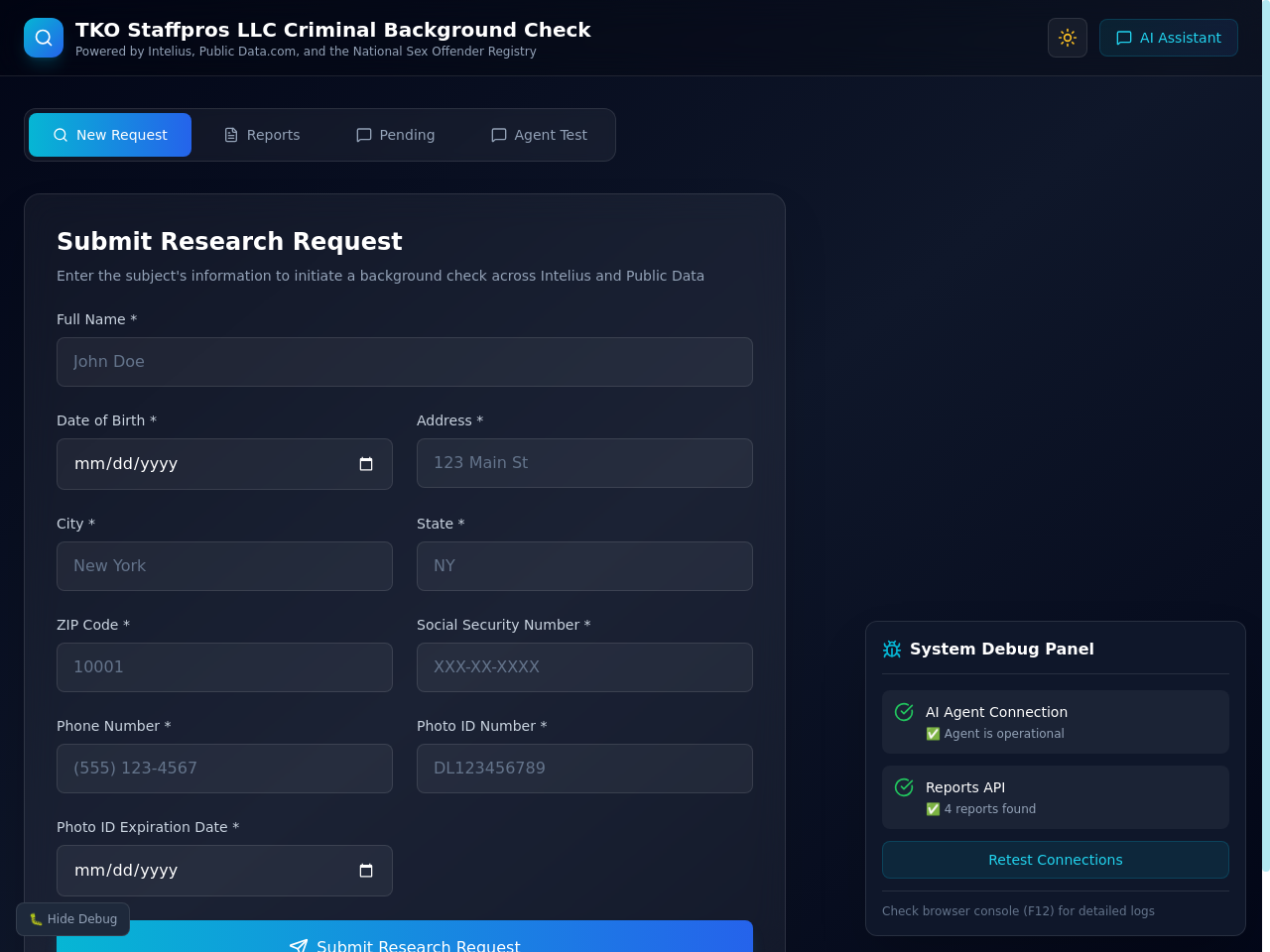 Report Insight Dashboard — Built with Taskade